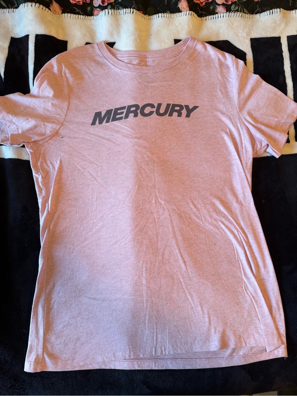Mercury Women's Pink Short Sleeve Graphic Tee